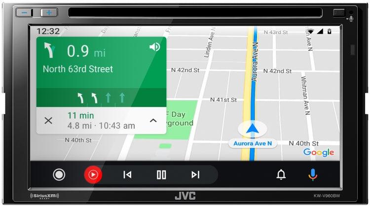 JVC KW-V960BW 6.8" Double Din Receiver w/ Apple Carplay / Android Auto - Showtime Electronics