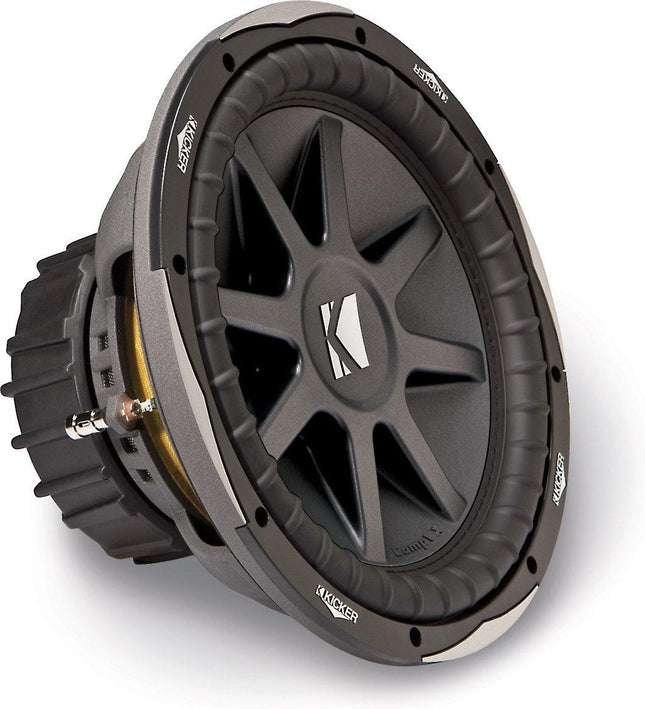 Kicker 10CVX124 12" 1500W Dual 4 Ohm Car Subwoofer/Sub CVX124 CVX CompVX - Showtime Electronics