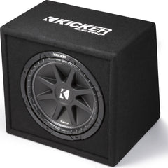 Kicker 43VC124 12" 300W Comp 4-Ohm Subwoofer/Sub+Enclosure/Box VC12 - Showtime Electronics