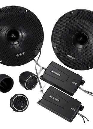 Kicker 46CSS654 CS-Series 6-1/2" 2-Way Component Speakers - Showtime Electronics
