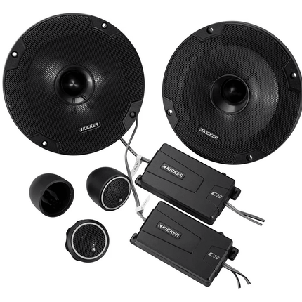 Kicker 46CSS654 CS-Series 6-1/2" 2-Way Component Speakers - Showtime Electronics