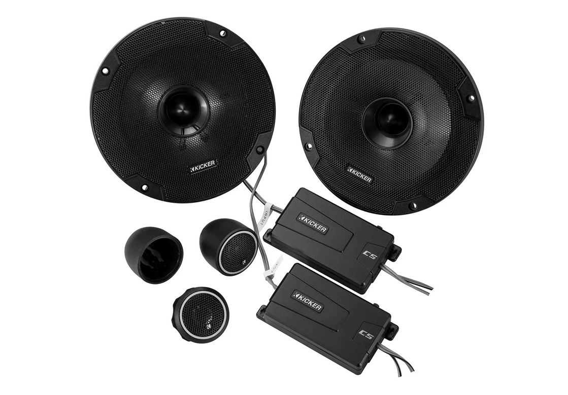 Kicker 46CSS654 CS-Series 6-1/2" 2-Way Component Speakers - Showtime Electronics