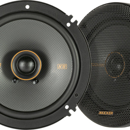Kicker 47KSC6504 6.5" 6-1/2" 100W 2-Way Coaxial Car Audio Speakers KSC KS - Showtime Electronics