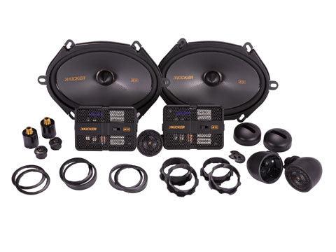 Kicker 47KSS6804 6" x 8" 6x8 100W Component Car Audio Speakers+Tweeters KSS KS - Showtime Electronics