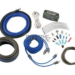 Kicker CK4 4-Gauge AWG Amplifier/Amp Power Wire Kit+RCA+Fuse Holder CK - Showtime Electronics