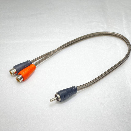 Kuma KRCA-X2FB 2-Female to 1-Male Gold-Plated 2-Channel OFC Y-Adapter - Showtime Electronics