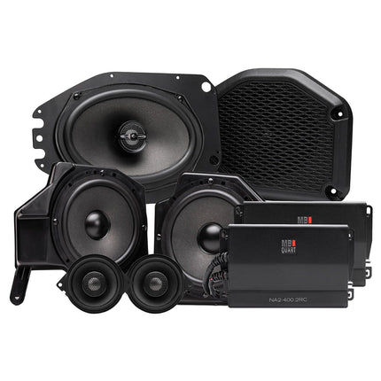 MB Quart MBQJ-STG6A-1 800 Watt STAGE 6 Jeep® Wrangler (JL) / Gladiator (JT) Tuned Six Speakers System Upgrade for OEM Source Unit - Showtime Electronics