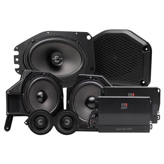 MB Quart MBQJ-STG6A-1 800 Watt STAGE 6 Jeep® Wrangler (JL) / Gladiator (JT) Tuned Six Speakers System Upgrade for OEM Source Unit - Showtime Electronics