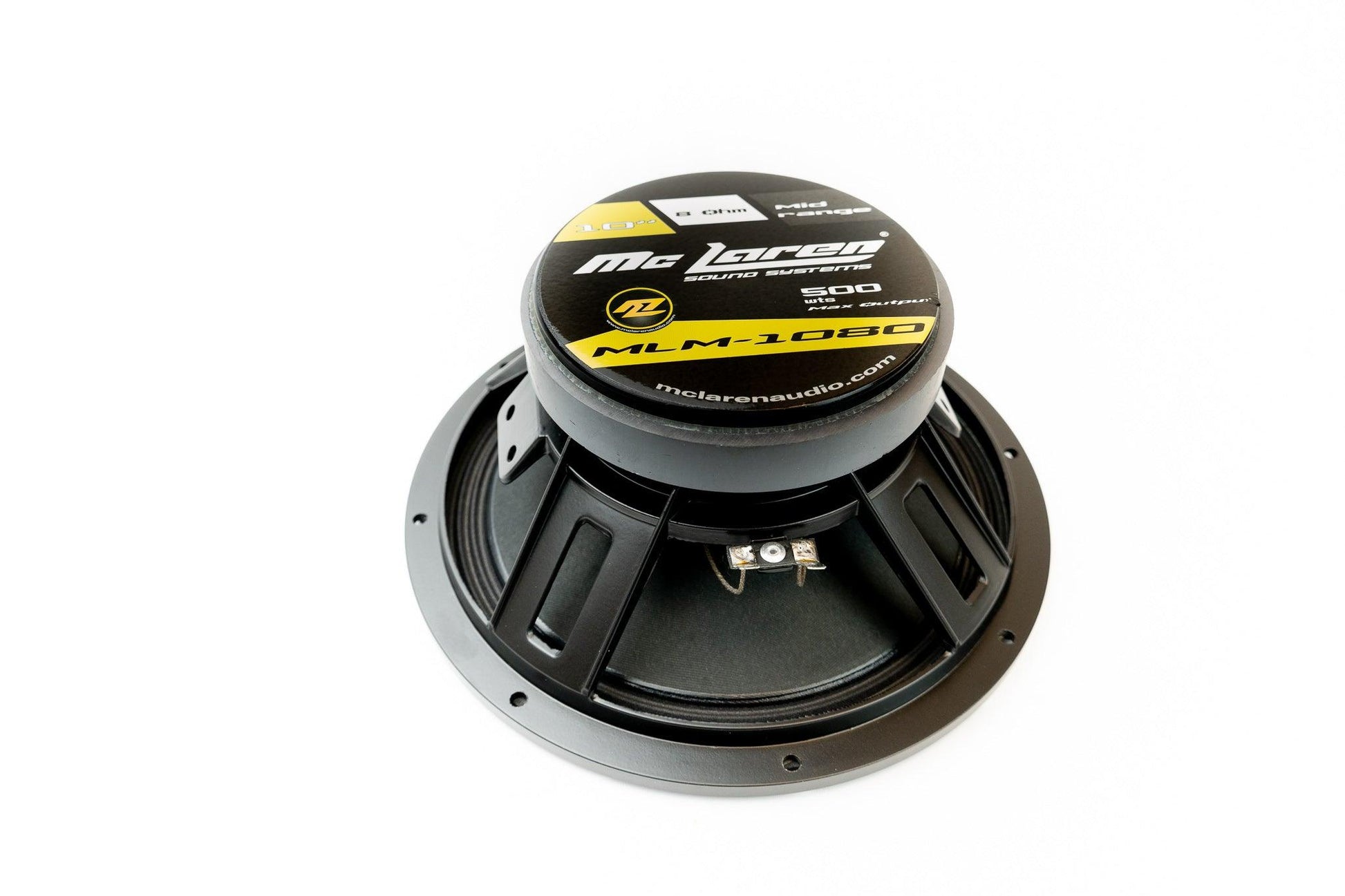 McLaren Audio MLM-1080 10" 500 Watt Midrange Car Pro Audio  Speaker - Showtime Electronics