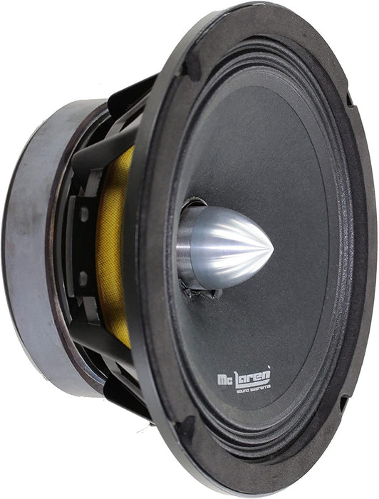 McLaren Audio MLM-880 8" 350 Watt Midrange Car Pro Audio Speaker - Showtime Electronics