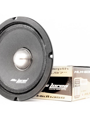 McLaren Sound MLM-804ND 8" 400W 4-Ohm Car Audio Midrange/Midbass NEO Mid Speaker - Showtime Electronics