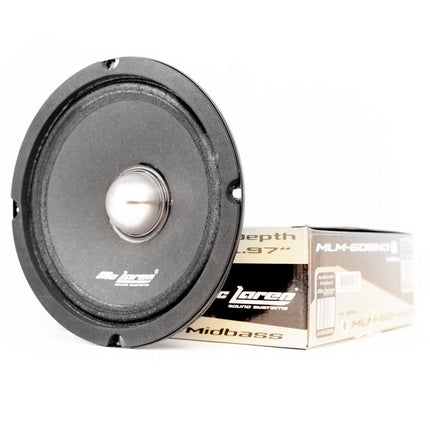 McLaren Sound MLM-804ND 8" 400W 4-Ohm Car Audio Midrange/Midbass NEO Mid Speaker - Showtime Electronics