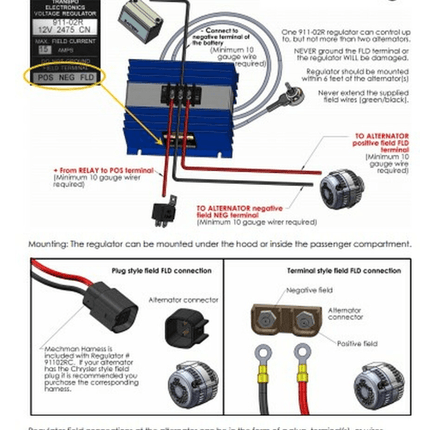 Mechman Alternators Adjustable External Regulator - Showtime Electronics