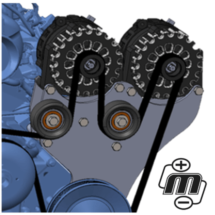 Mechman Dual Alternator Kit For 05-13 GM Trucks- 4.8L/5.3L/6.0L - Showtime Electronics