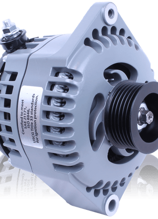Mechman Marine 170 Amp High Output Alternator For Ski / Wake Board Boats With 12SI 6.61 Inch Bolt Pattern - Showtime Electronics
