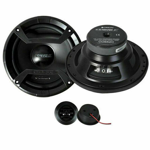 New Pair Orion CO652C 6.5" 350W 2-Way Component Car Audio Speakers w/Tweeters - Showtime Electronics