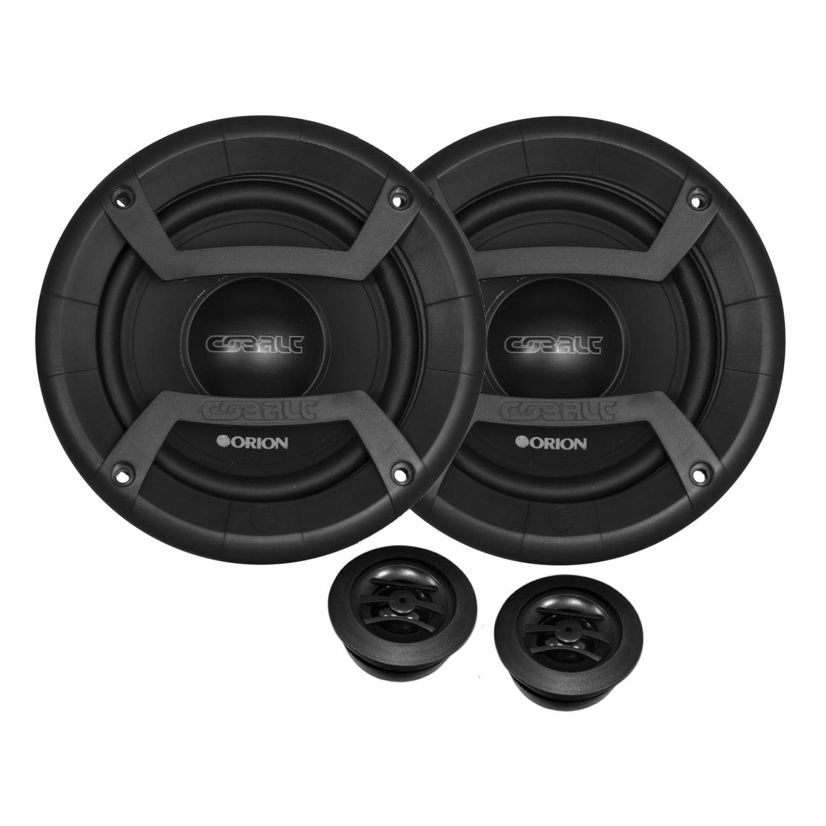 Orion Cobalt CO525C PAIR of 5.25" 5-1/4" 250W 4-Ohm Component Car Audio Speakers - Showtime Electronics