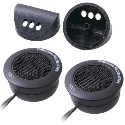 Power Acoustik NB-2 200-Watt 3-Way Tweeters - Showtime Electronics
