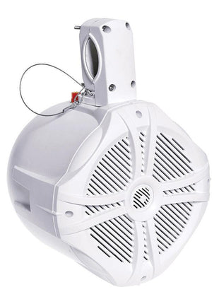 Power Acoustik PAIR of 8" White Waterproof 750W Marine Wake Tower Speakers - Showtime Electronics