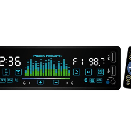 POWER ACOUSTIK PL-60MB Power Acoustik Mechless MP3/WMA Receiver with Bluetooth & Hand Gesture Control - Showtime Electronics