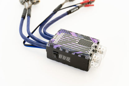 Slam Panda "In Bass We Trust" Laser Printed Dual Bass Knob w/ Voltmeter- Multiple Colors - Showtime Electronics