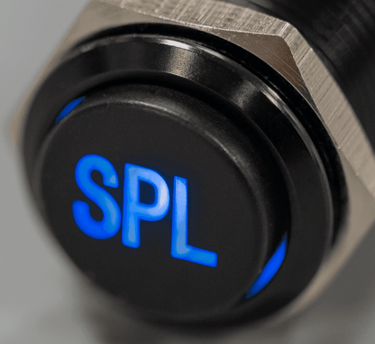 Sparked Innovations Black Aluminum Push Button Switch - Showtime Electronics