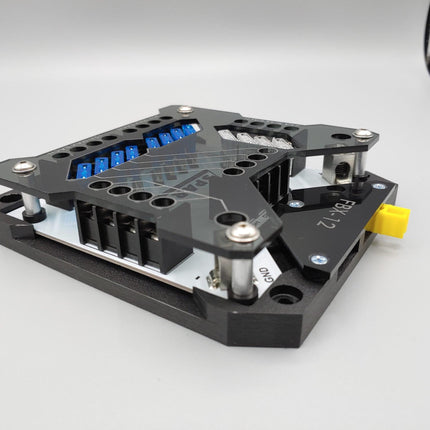 Sparked Innovations FBX-12 12 Circuit ATC Blade Fuse Block with Negative Bus and Cover - Showtime Electronics