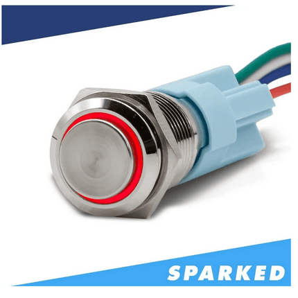 Sparked Innovations Single DIN Switch and Voltmeter Panel - Showtime Electronics