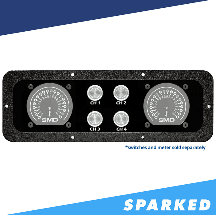 Sparked Innovations Tahoe Switch Panel -03-06 Dual SMD Voltmeter - Showtime Electronics