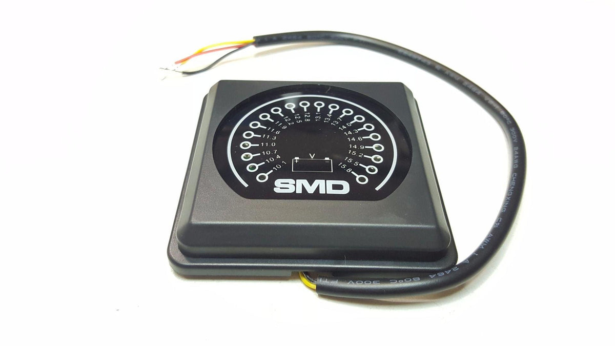 Voltage meter for store car audio