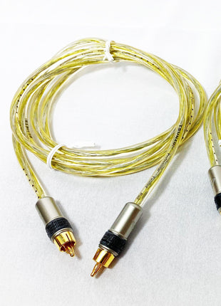 Tsunami RTP900YL-6 24K Gold Plated 6-Foot 2-Channel Male to Male Twisted Pair RCA - Showtime Electronics