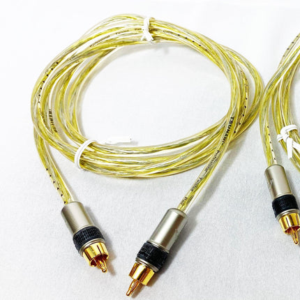 Tsunami RTP900YL-6 24K Gold Plated 6-Foot 2-Channel Male to Male Twisted Pair RCA - Showtime Electronics
