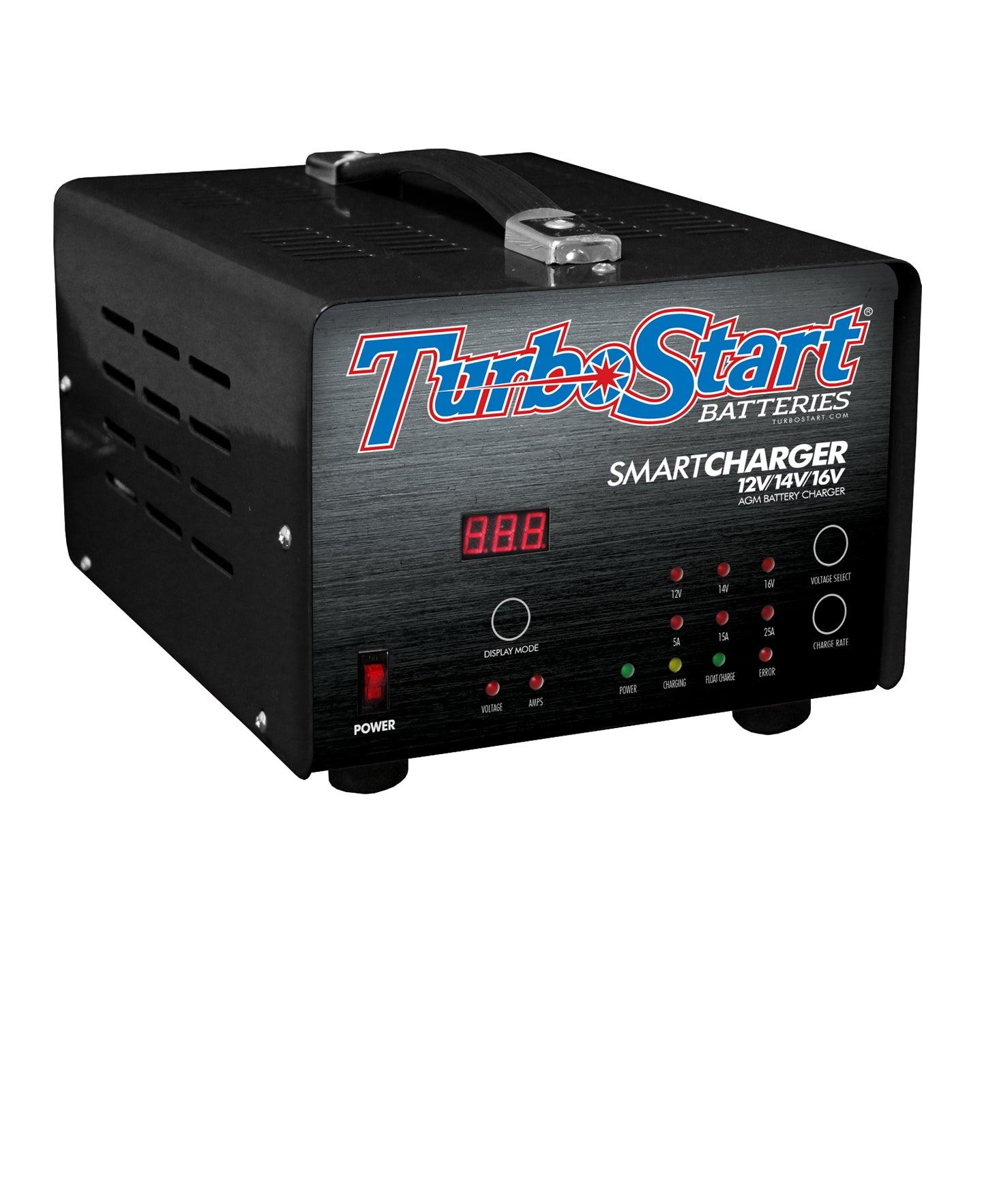 Turbostart CHG25A 110V Multi-Stage 12V/14V/16V Charger - Showtime Electronics