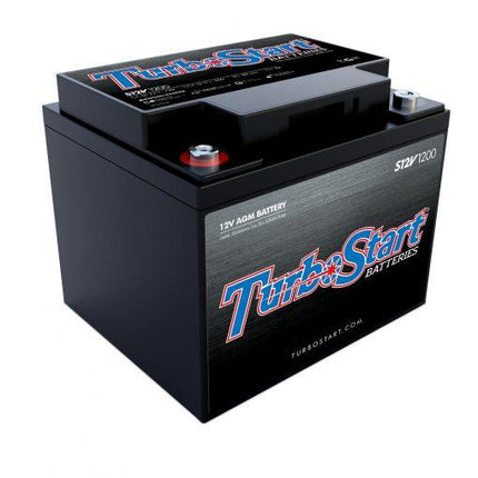Turbostart S12V1200 12 Volt Race/Street Battery 725 CA 600 CCA 80 RC - Showtime Electronics