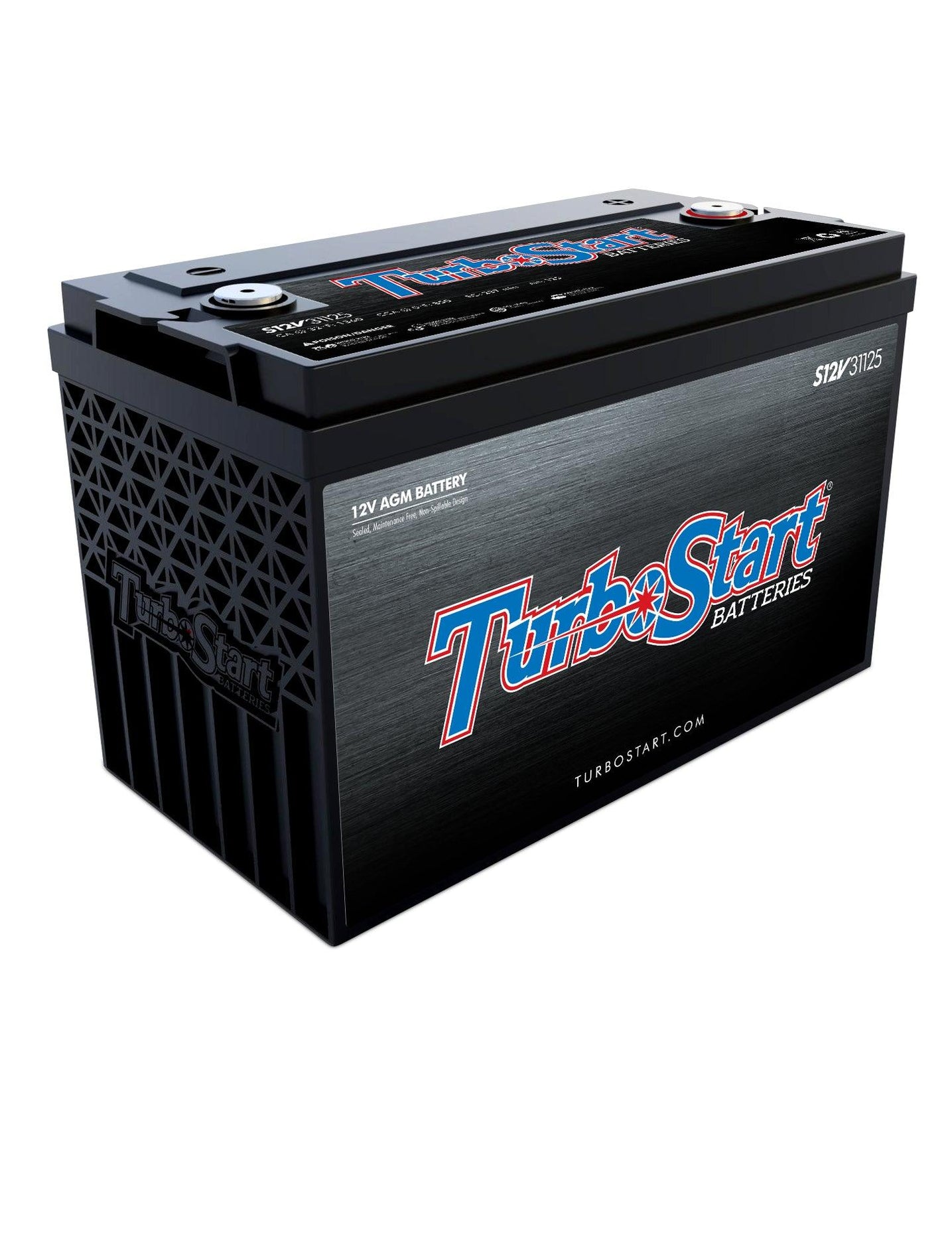 Turbostart S12V31125 12 Volt Group 31 AGM Battery + Ioxus UC31 Ultrac