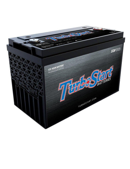 Turbostart S12V31125 12 Volt Group 31 AGM Battery + Ioxus UC-31 Ultracapacitor - Showtime Electronics