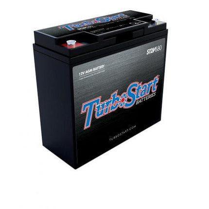 Turbostart S12V680 12 Volt Race Battery 320 CA 235 CCA 28 RC - Showtime Electronics