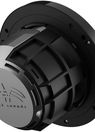 Wetsounds REVO 6-XS-B-SS 6.5" 300W Marine/Boat RGB Coaxial Speakers+Black XS Grills - Showtime Electronics