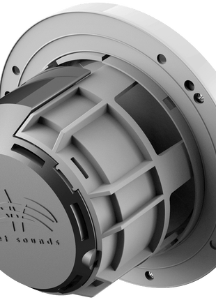 Wetsounds REVO 6-XS-W-SS 6.5" 300W Marine/Boat RGB Coaxial Speakers+Silver XS Grills - Showtime Electronics