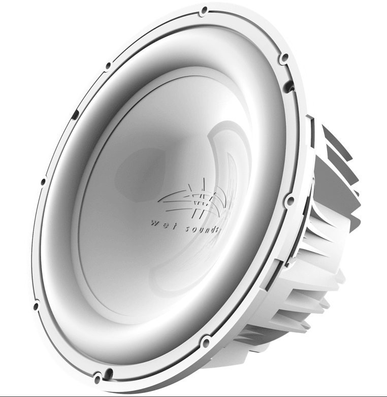 Wetsounds REVO 8 FA S4-W 300 Watt White Free Air 4 Ohm Marine Subwoofer - Showtime Electronics