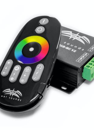 Wetsounds RF-RGB-MC V2 RF RGB Music Controller W/ Touch Activated Remote - Showtime Electronics