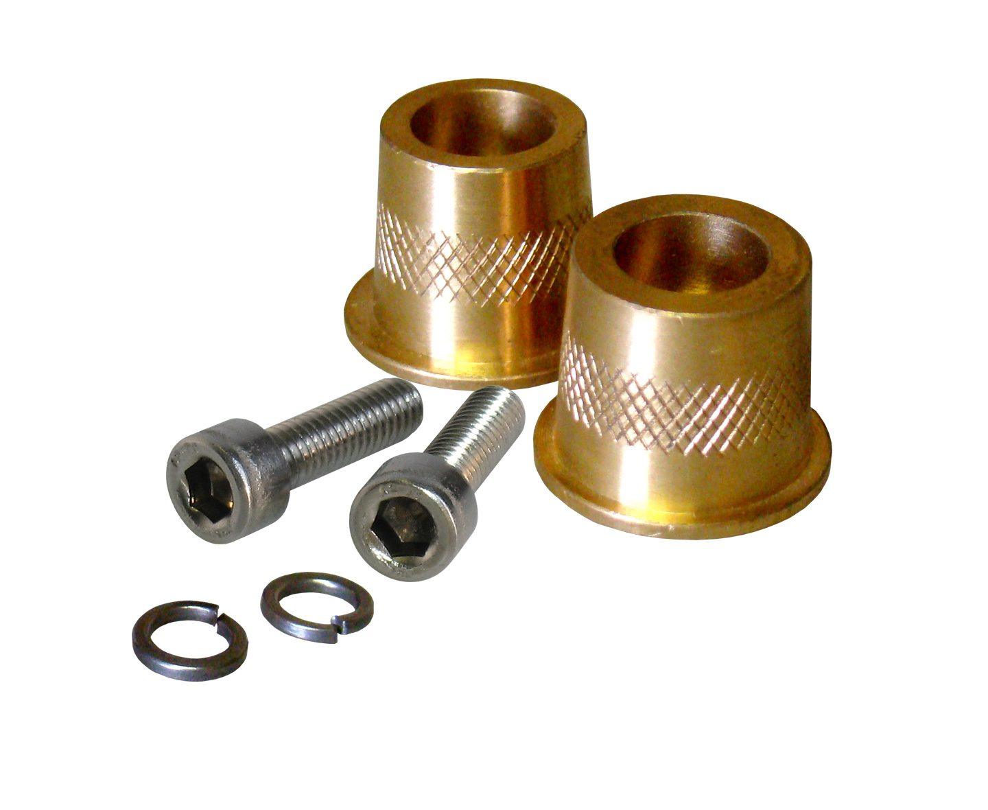 XS Power 580 Short Brass Post Adaptors for Car Audio/Racing Battery M6 - Showtime Electronics