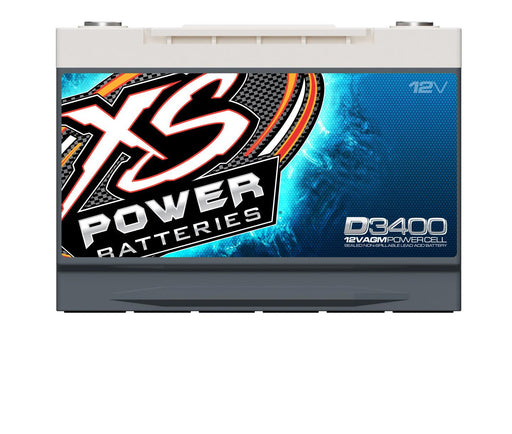 XS Power D3400 12V AGM 3300A Car Audio AGM Battery/PowerCell Group 34 - Showtime Electronics
