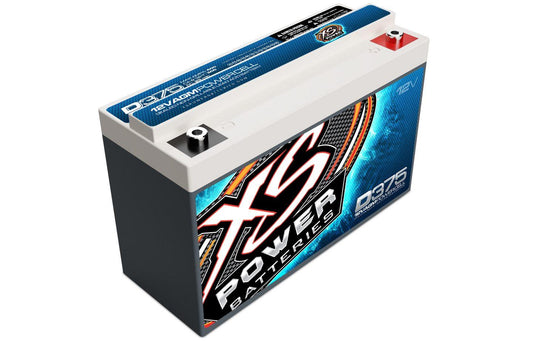 XS Power D375 12 Volt AGM 800 Amp Sealed Car Audio Battery/Power Cell+Terminals - Showtime Electronics