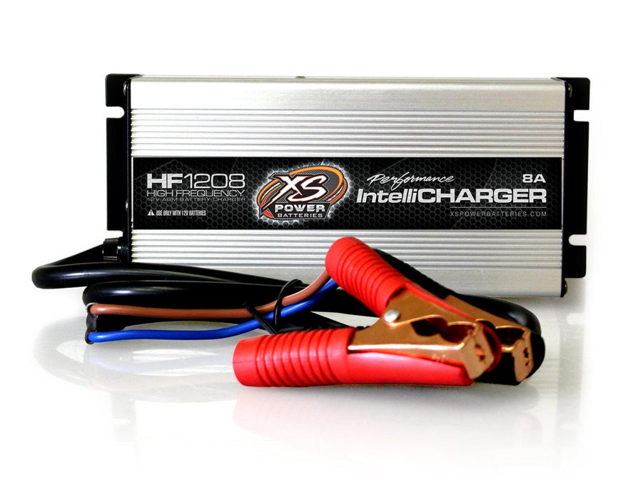 XS Power HF1208 8A 12 Volt Car Audio/Racing High Frequency AGM IntelliCharger - Showtime Electronics
