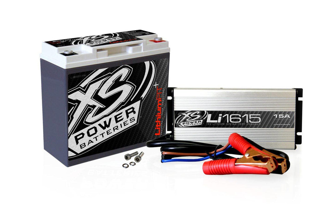 XS Power Li-S680-16 16V Lithium Battery+ Li1615 Charger - Showtime Electronics