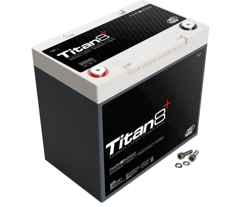 XS Power PWR-S5 Group 51 Titan8 12V Lithium 2000A 120 Energy Wh Battery for 5000 Watts - Showtime Electronics