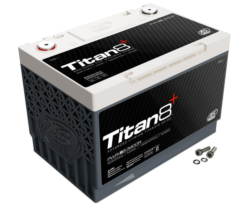 XS Power PWR-S6 Group 34R Titan8 14V Lithium 2000A 144 Energy Wh Battery for 6000 Watts - Showtime Electronics
