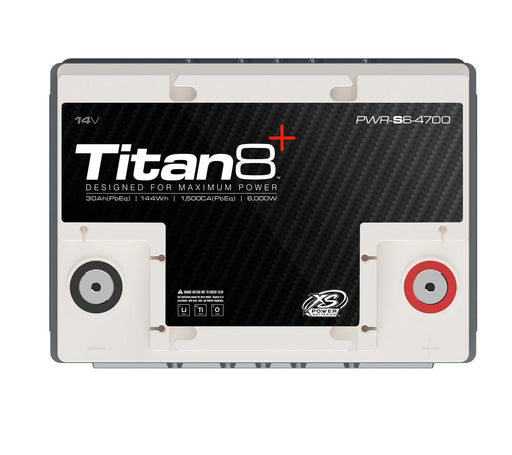 XS Power PWR-S6 Group 47 Titan8 14V Lithium 2000A 144 Energy Wh Battery for 6000 Watts - Showtime Electronics