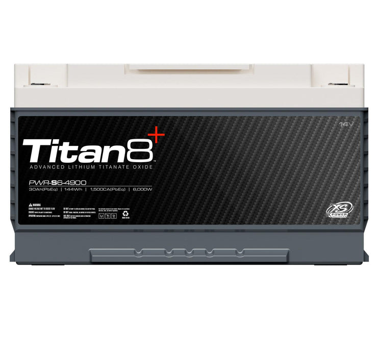 XS Power PWR-S6 Group 49 Titan8 14V Lithium 2000A 144 Energy Wh Battery for 6000 Watts - Showtime Electronics